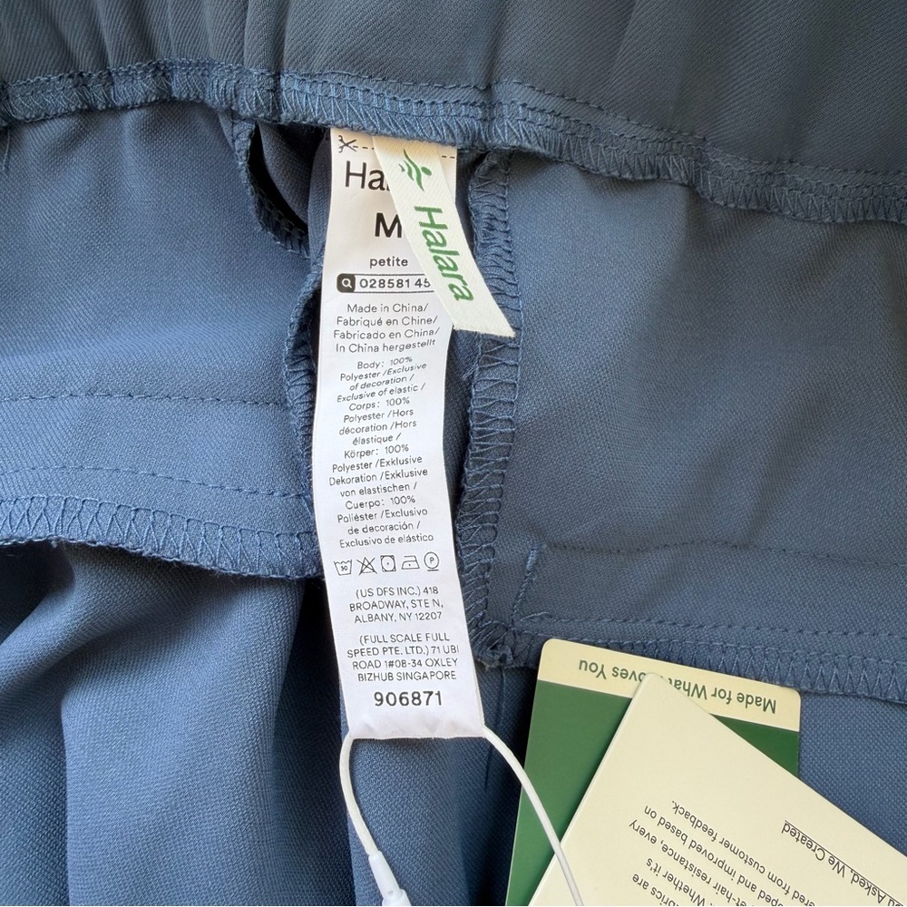 NWT HALARA Slate Blue Trouser Work Pants MP - Picture 7 of 8